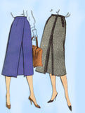 Vogue 9388: 1950s Uncut Classic Misses Skirt Sz 26 W Vintage Sewing Pattern