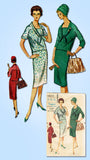 1950s Vintage Vogue Sewing Pattern 9623 Misses Midcentury Mod Suit Size 14 34B