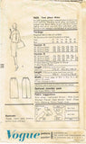 1950s Vintage Vogue Sewing Pattern 9623 Misses Midcentury Mod Suit Size 14 34B