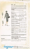 1950s Vintage Vogue Sewing Pattern 9661 Misses 2 Piece Boxy Suit Size 14 34 B