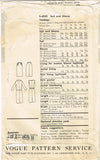 1950s Original Vintage Vogue Special Design Pattern S-4923 Misses 3 Pc Suit 34B
