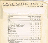 Vogue S-4290: 1950s Uncut Misses Slender Suit Sz 32 Bust Vintage Sewing Pattern