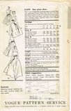 Vogue Special Design S-4707: 1950s Uncut Cocktail Dress 32B VTG Sewing Pattern
