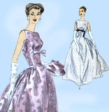 Vogue Special Design S-4707: 1950s Uncut Cocktail Dress 32B VTG Sewing Pattern