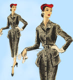 Vogue Special Design S-4243: 1950s Misses Dress Size 32 B Vintage Sewing Pattern