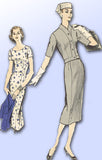 1950s Vintage Vogue Special Design Sewing Pattern S-4676 Misses Wiggle Dress 34B