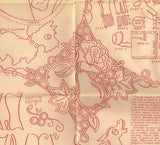 1940s Workbasket Embroidery Transfer #62 Uncut Topsy Eva Potholders & More