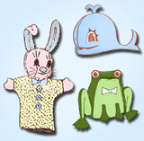 1940s Original Uncut Workbasket Embroidery Transfer 67 Winnie Whale Toy & More - Vintage4me2