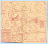 1940s Workbasket Embroidery Transfer #71 Uncut Lion Toy Garden Girl & More