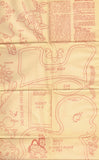 1940s Workbasket Embroidery Transfer #81 Uncut Safari Animals & Donkey Purse - Vintage4me2