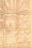 1940s Workbasket Embroidery Transfer #81 Uncut Safari Animals & Donkey Purse - Vintage4me2