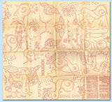 1940s Uncut Workbasket Embroidery Transfer 83 Snooky the Snail DOW Tea Towels