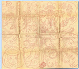 1940s Workbasket Embroidery Transfer #84 Uncut Flower Face Potholders & More