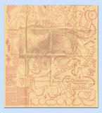 1940s Workbasket Embroidery Transfer #92 Uncut Baby Bibs Canning Labels & More - Vintage4me2