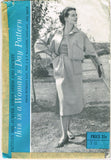 1950s Vintage Woman's Day Sewing Pattern 5023 Uncut Misses Dress & Jacket Sz 34B - Vintage4me2