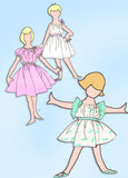 1950s Vintage Woman's Day Sewing Pattern 5068 Easy Toddler Girls Sun Dress Sz 6 -Vintage4me2