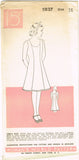 1930s Vintage Woman's World Sewing Pattern 5837 Uncut Girls Princess Slip Sz 16
